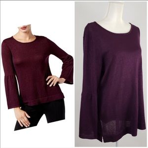 Calvin Klein Bell Sleeve Top